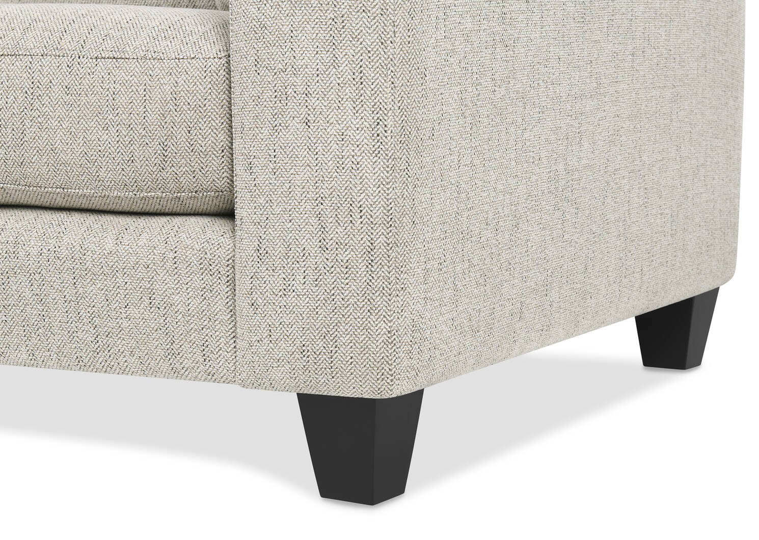Bronx Round Chaise LCF -Fairfax Almond