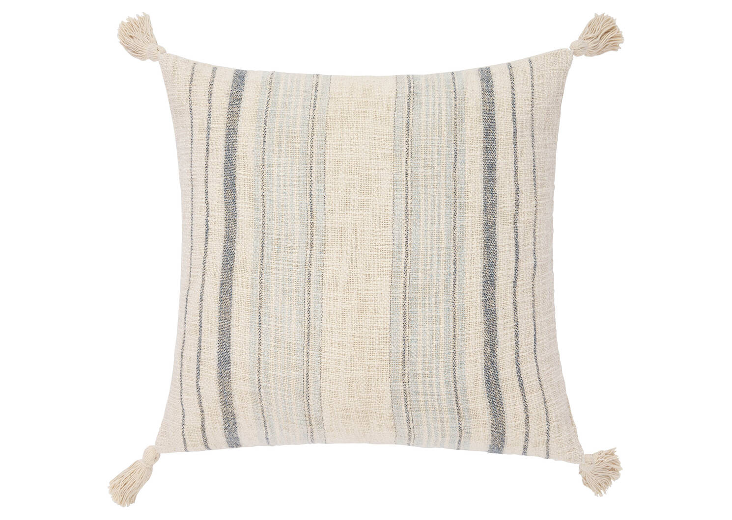 Artesia Stripe Toss 20X20 Ivory/Blue