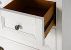 Parker 7 Drawer Dresser -Heron White