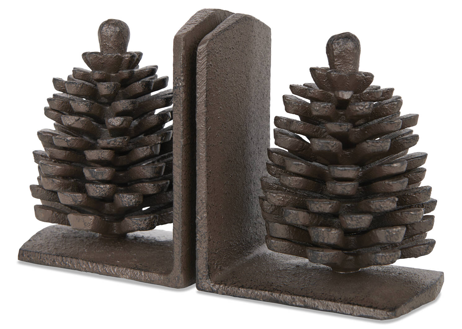 Griffin Pinecone Bookend Set