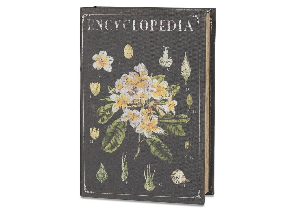 Grande boîte-livre Encyclopedia noire
