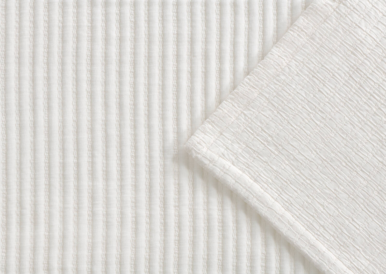 Monaco Cotton Coverlet Ivory