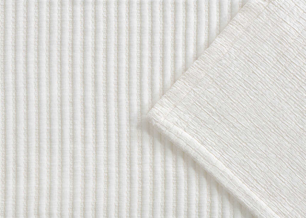 Monaco Cotton Coverlet Ivory