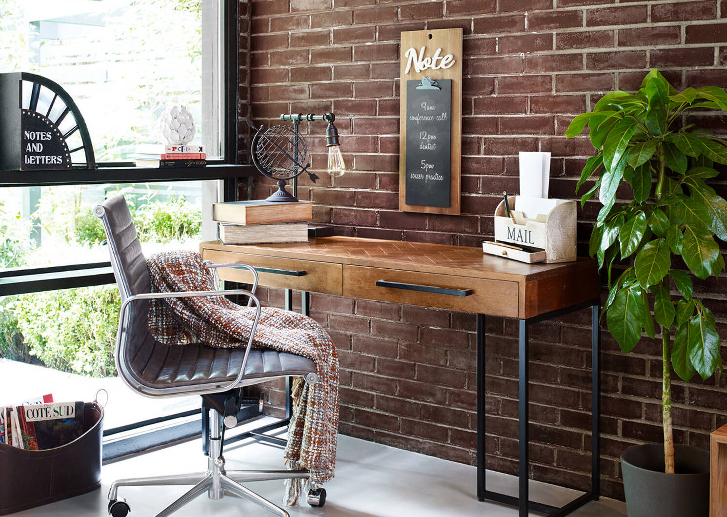 Fauteuil de bureau Swift -gris vintage