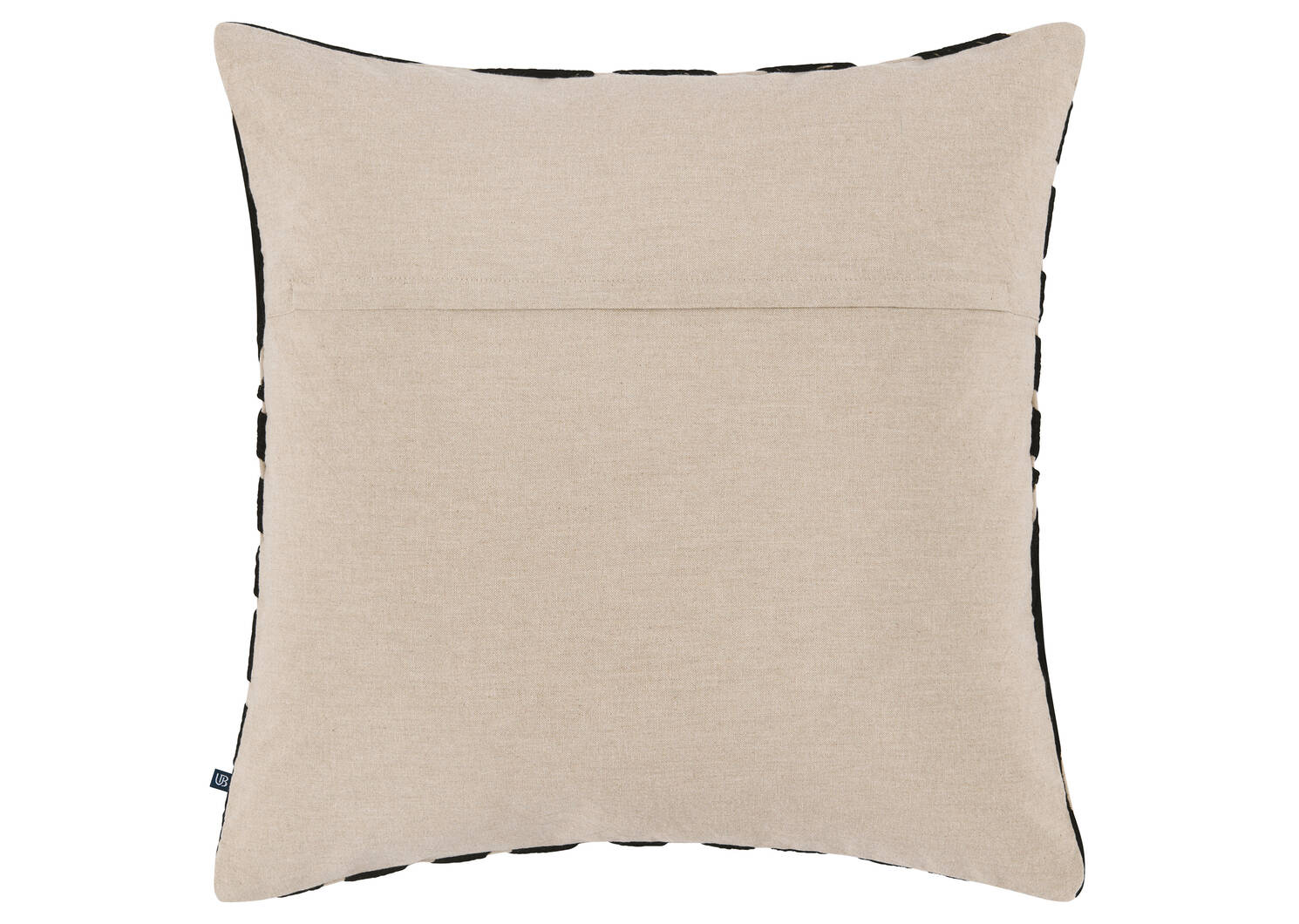 Avila Cotton Pillow 20x20 Black/Natural
