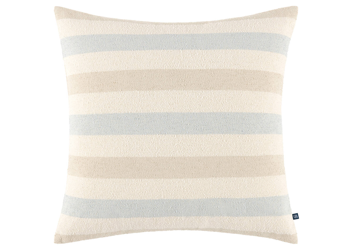 Coussin rayé Moreton 20x20 iv/sable/bleu