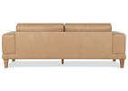 Carson Leather Sofa -Zen Stone