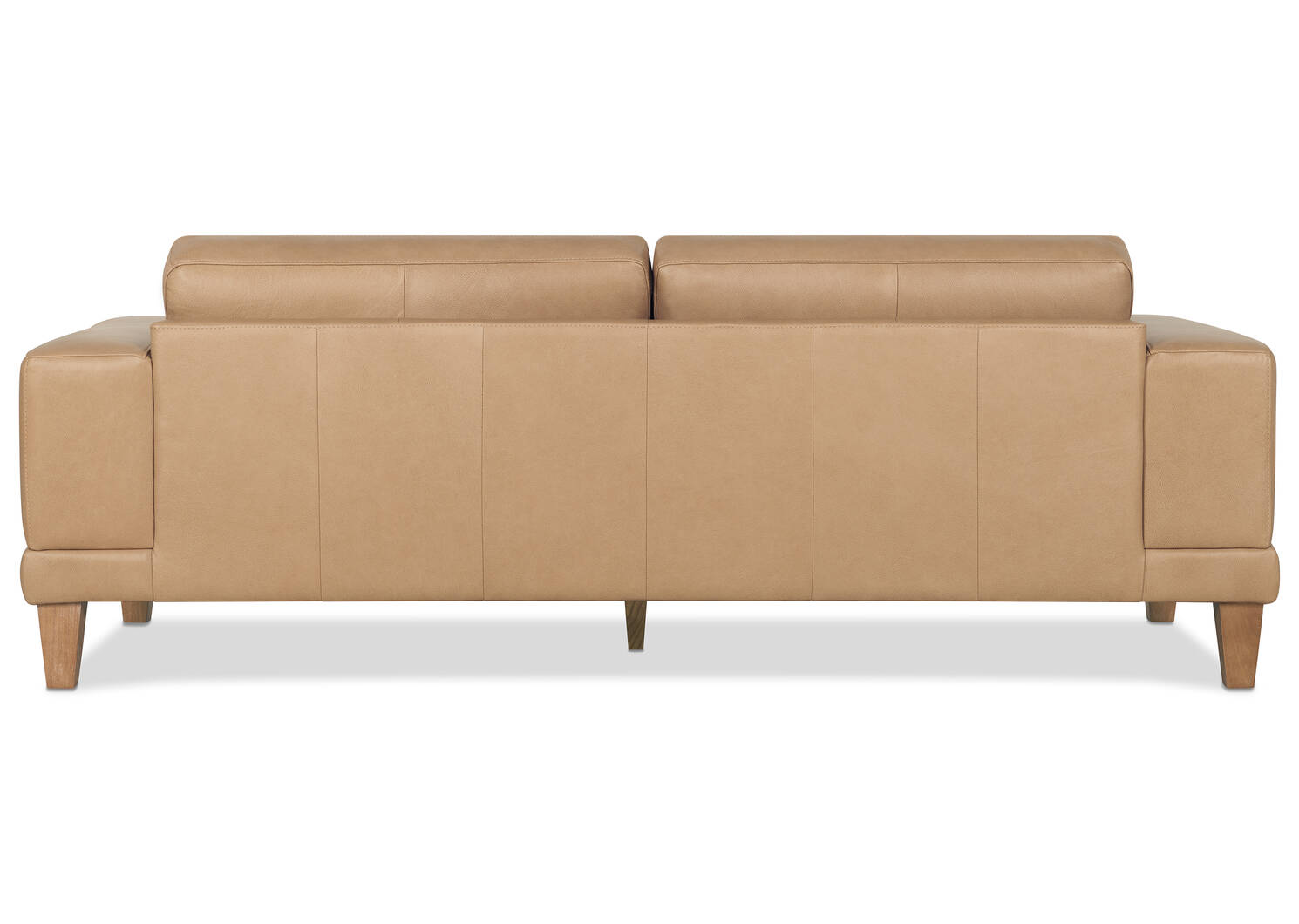 Carson Leather Sofa -Zen Stone