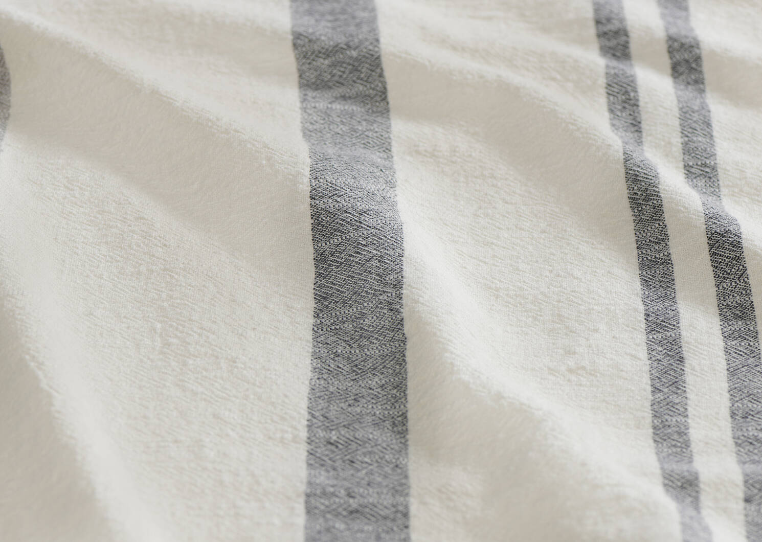 Ensembles de housse de couette en coton Landon ivoire/gris