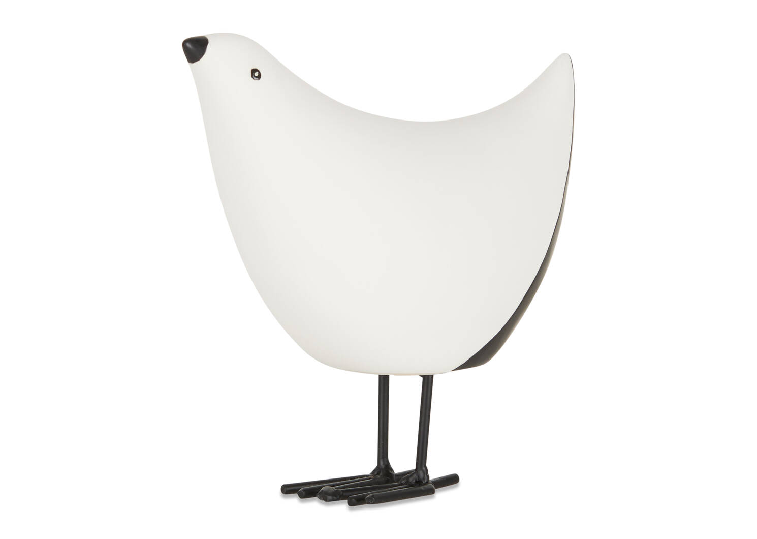 Grande déco oiseau Tweet blanche