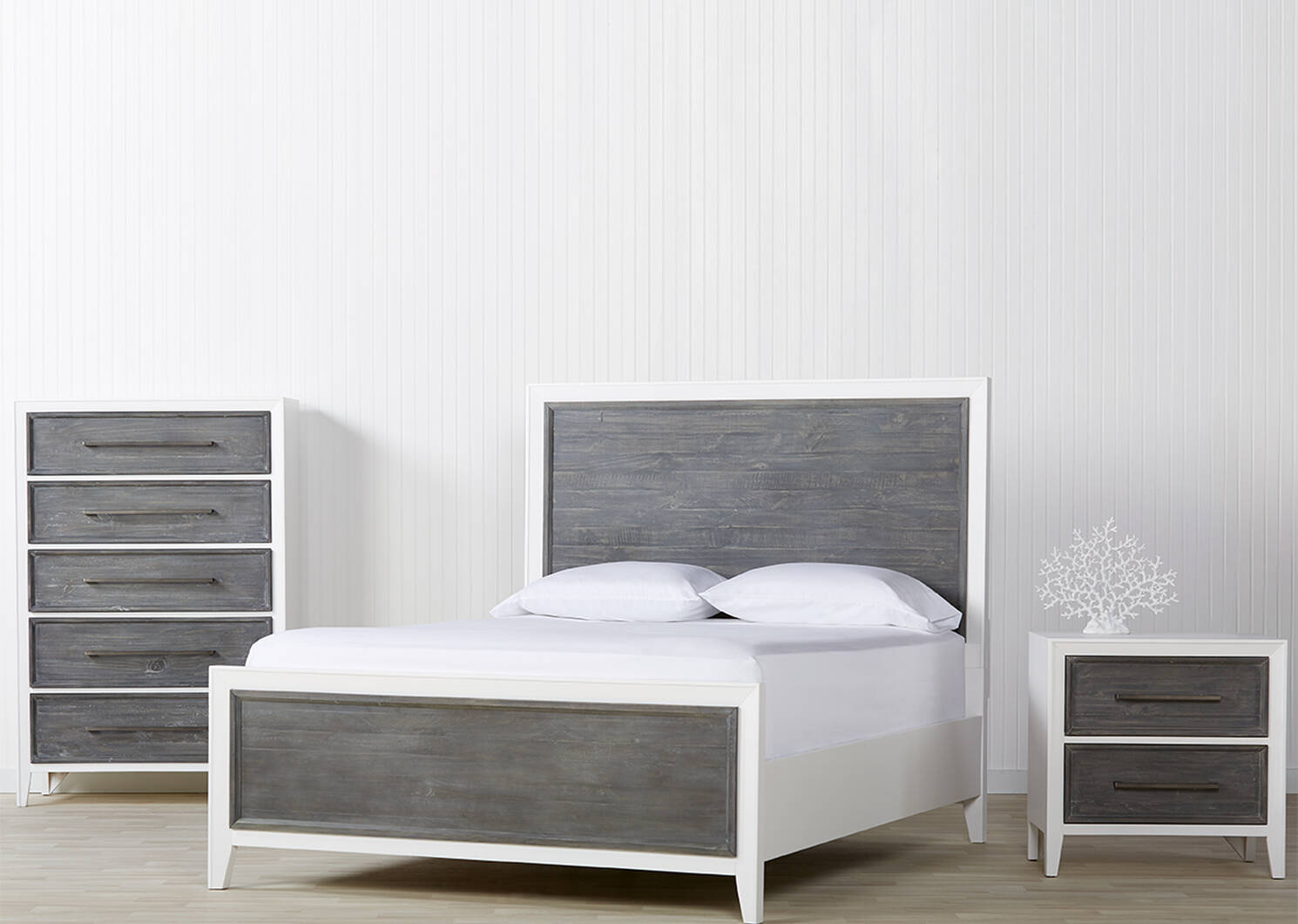 Marina Bay 5 Drawer Chest -Skye Grey