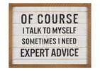 Expert Advice Plaque