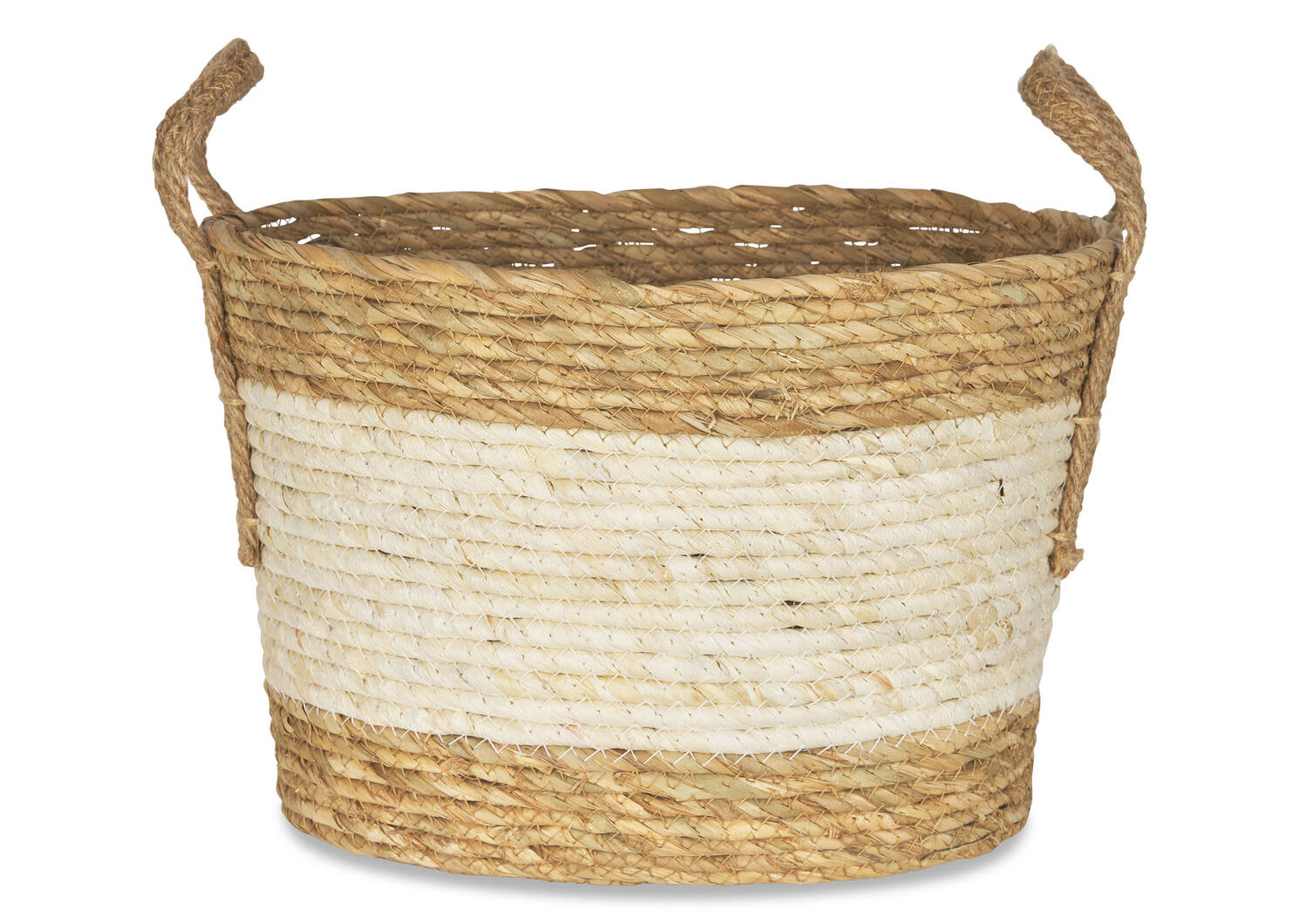 Zelie Basket Medium Natural/Ivory