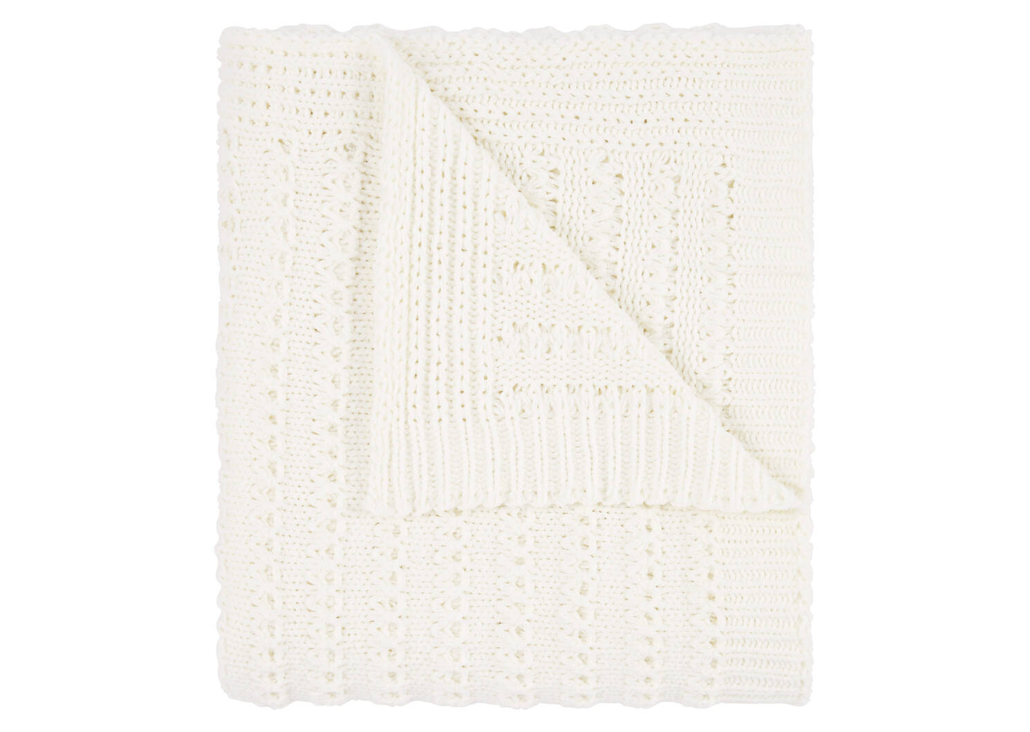 Thompson Chenille Throw Ivory