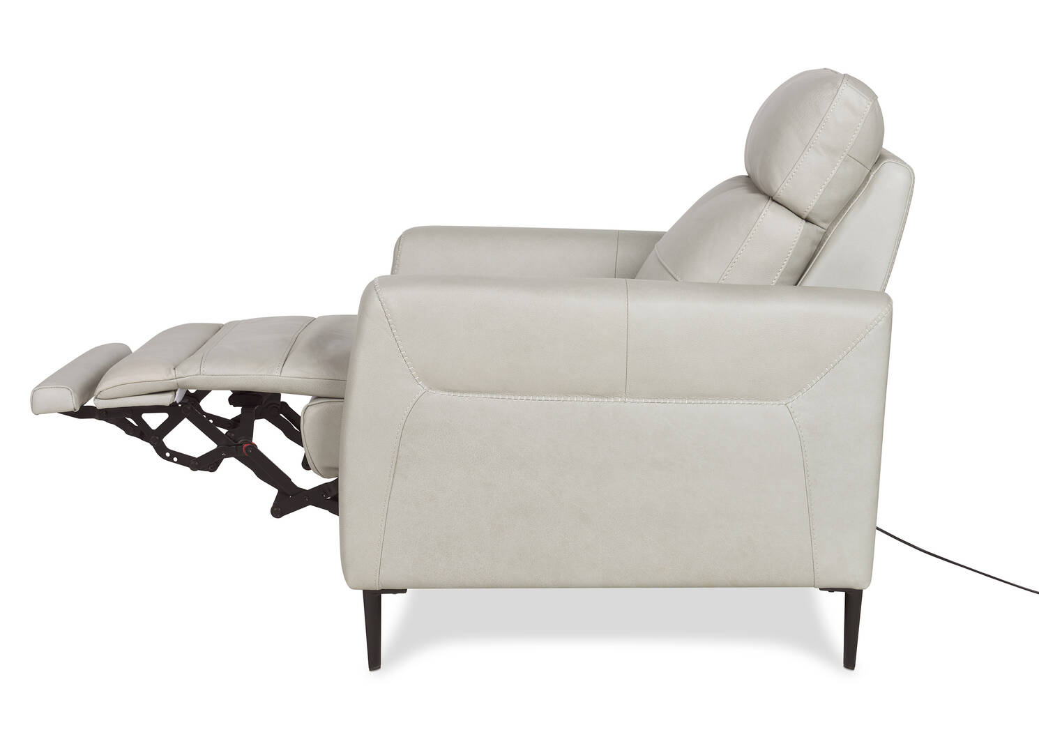 Pearson Leather Recliner -Ashby Dove