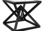 Pyramid Side Table -Glass