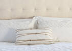 G ens. housse de couette Macrame naturel