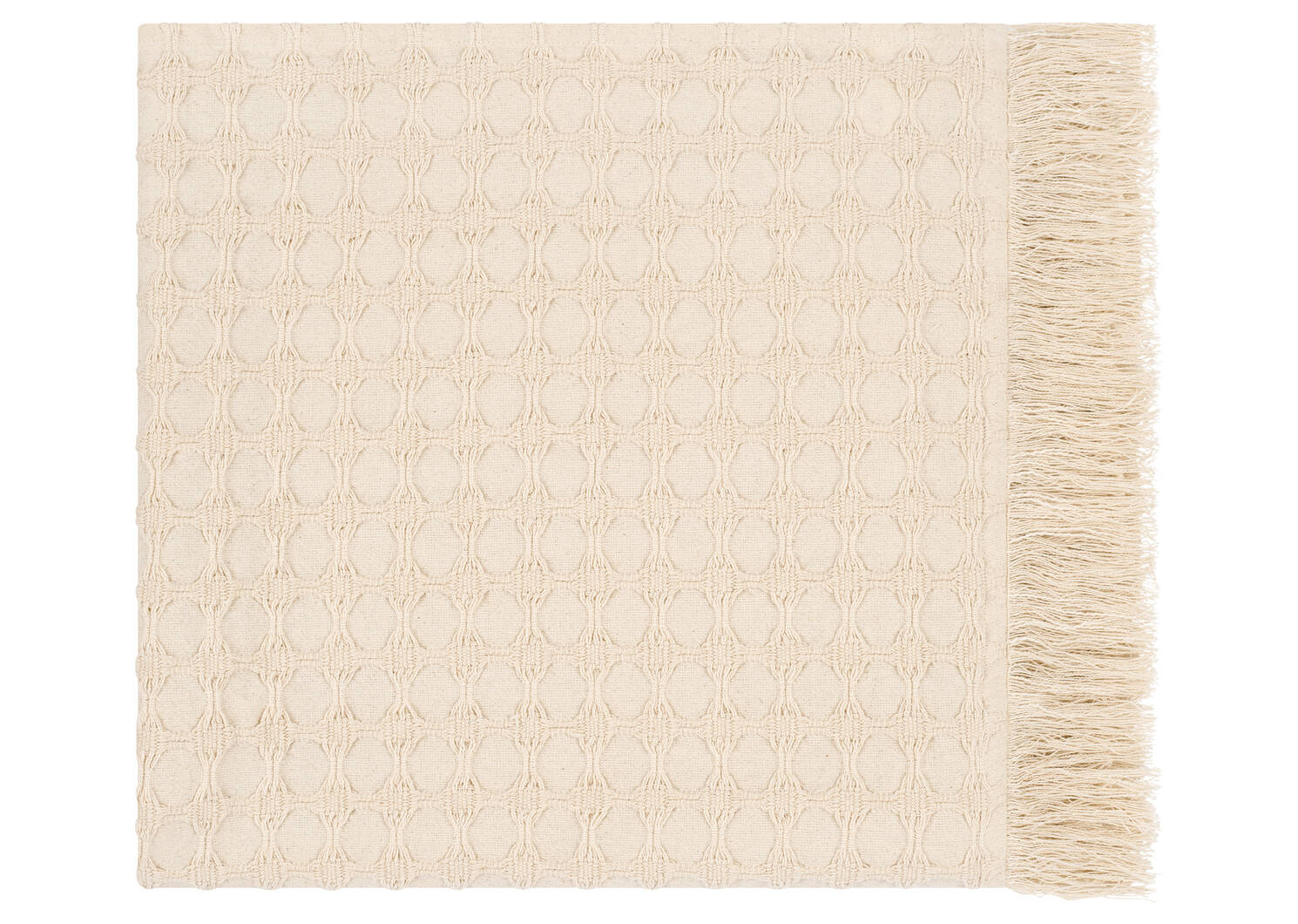 Jet&eacute; en coton Conrad sable