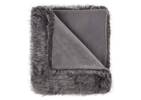 Northern Faux Fur Throw Silver Fox