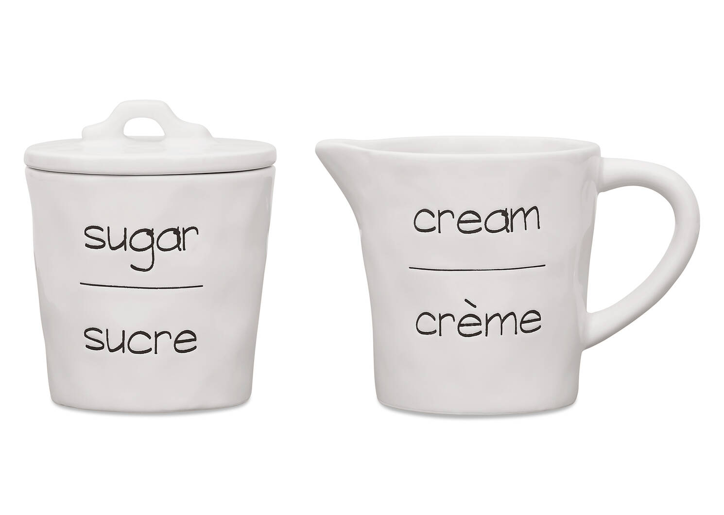 Demi Cream & Sugar Set