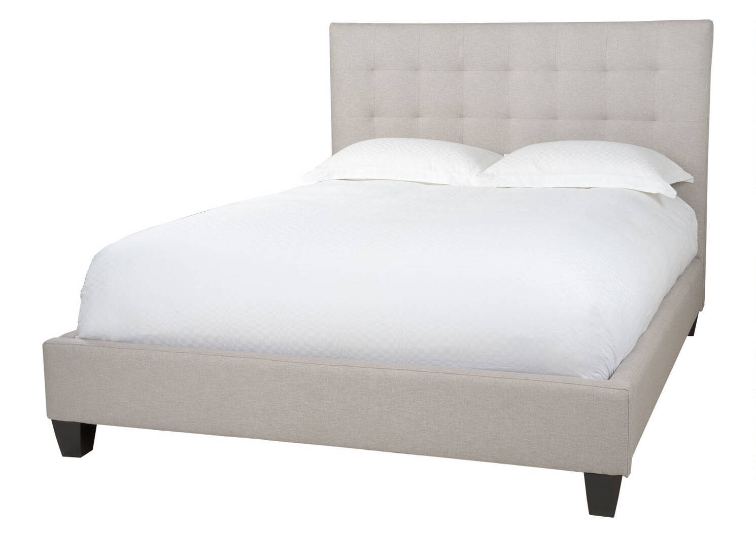 Spencer Bed -Polo Grey, QUEEN