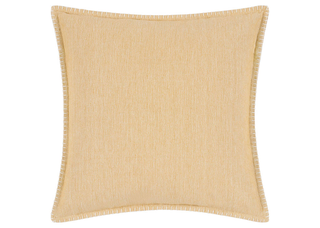 Coussin en coton Aria 20x20 ambré