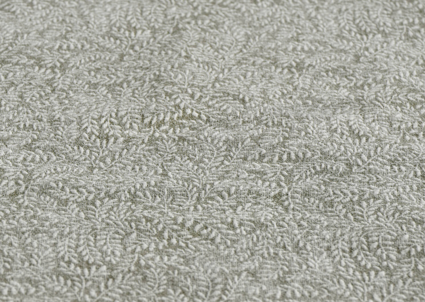 Catrin Cotton Duvet Set Queen Sage/Ivory