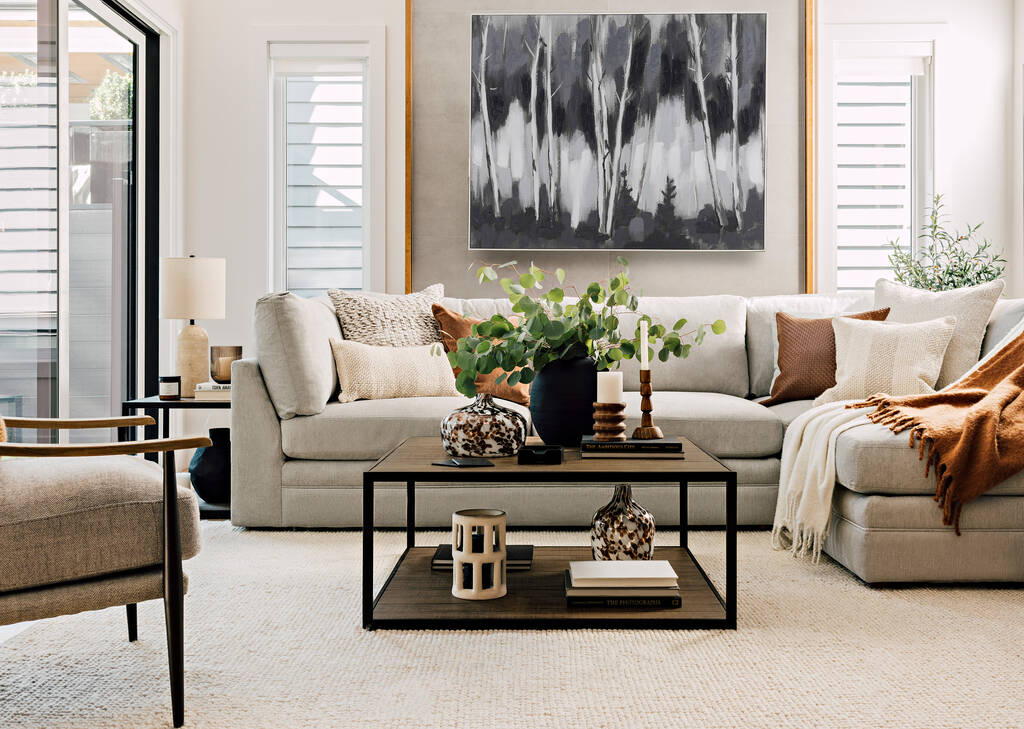 Coussin en coton Masen 12x22 sable/iv