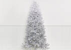 Claus Tree 7ft Pre-lit LED Ombre Grey