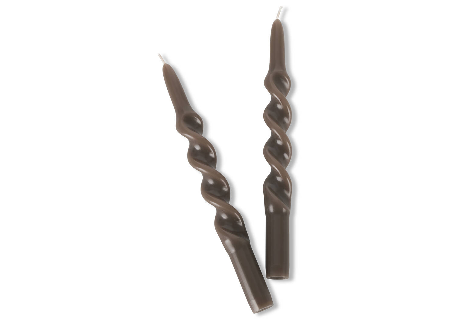 Twist Taper Candle Set Mushroom