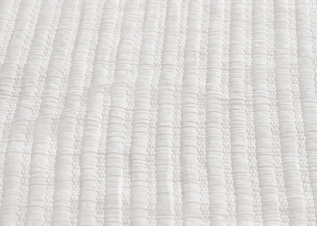 Monaco Cotton Coverlet Ivory
