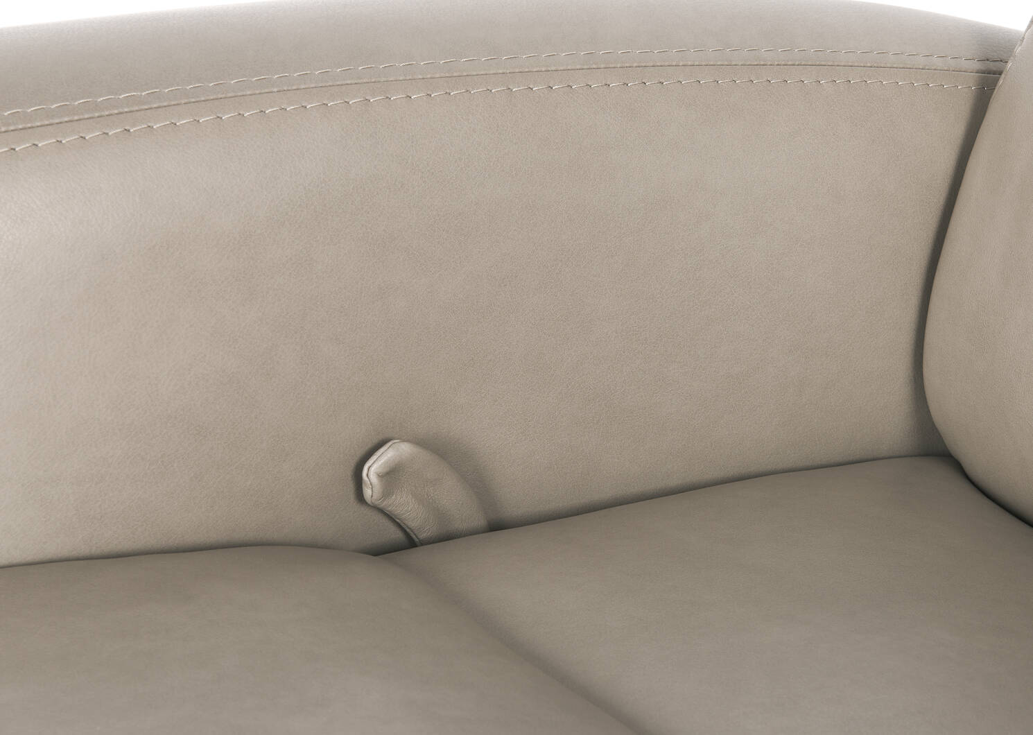 Jasper Leather Recliner -Sol Dove