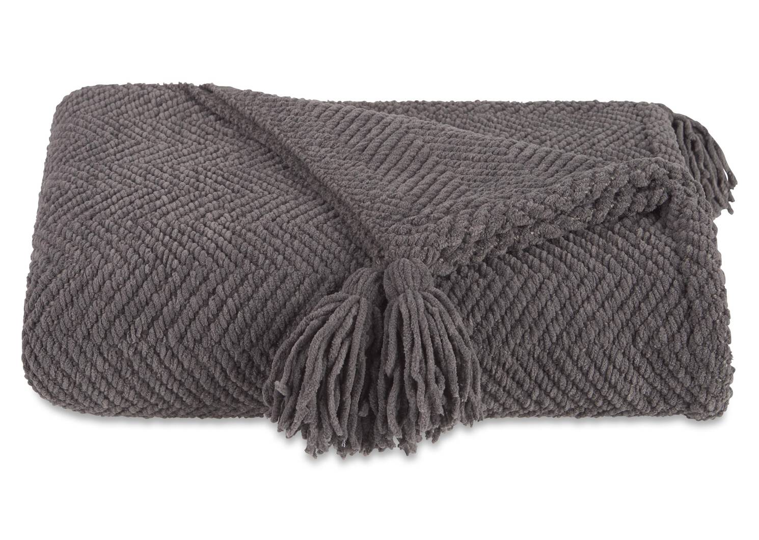 Brisbane Chenille Throw Cobble