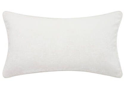 Clooney Pillow 12x22 White