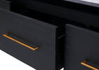 Edgehill Storage Bed -Anvil Black, KING