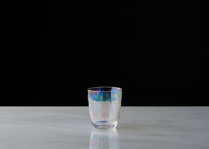 Verre court Lucent iridescent