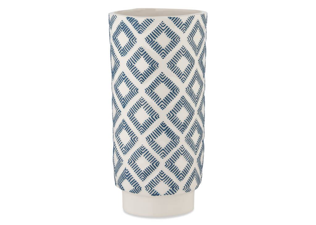 Jora Vase Atlantic/White