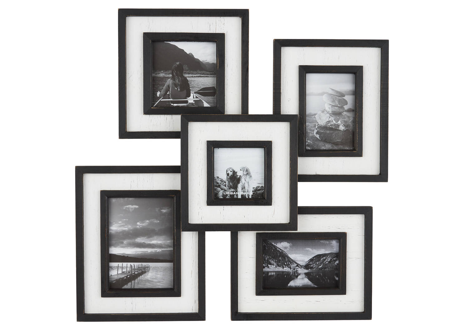 Ashworth Collage Frame Black/White