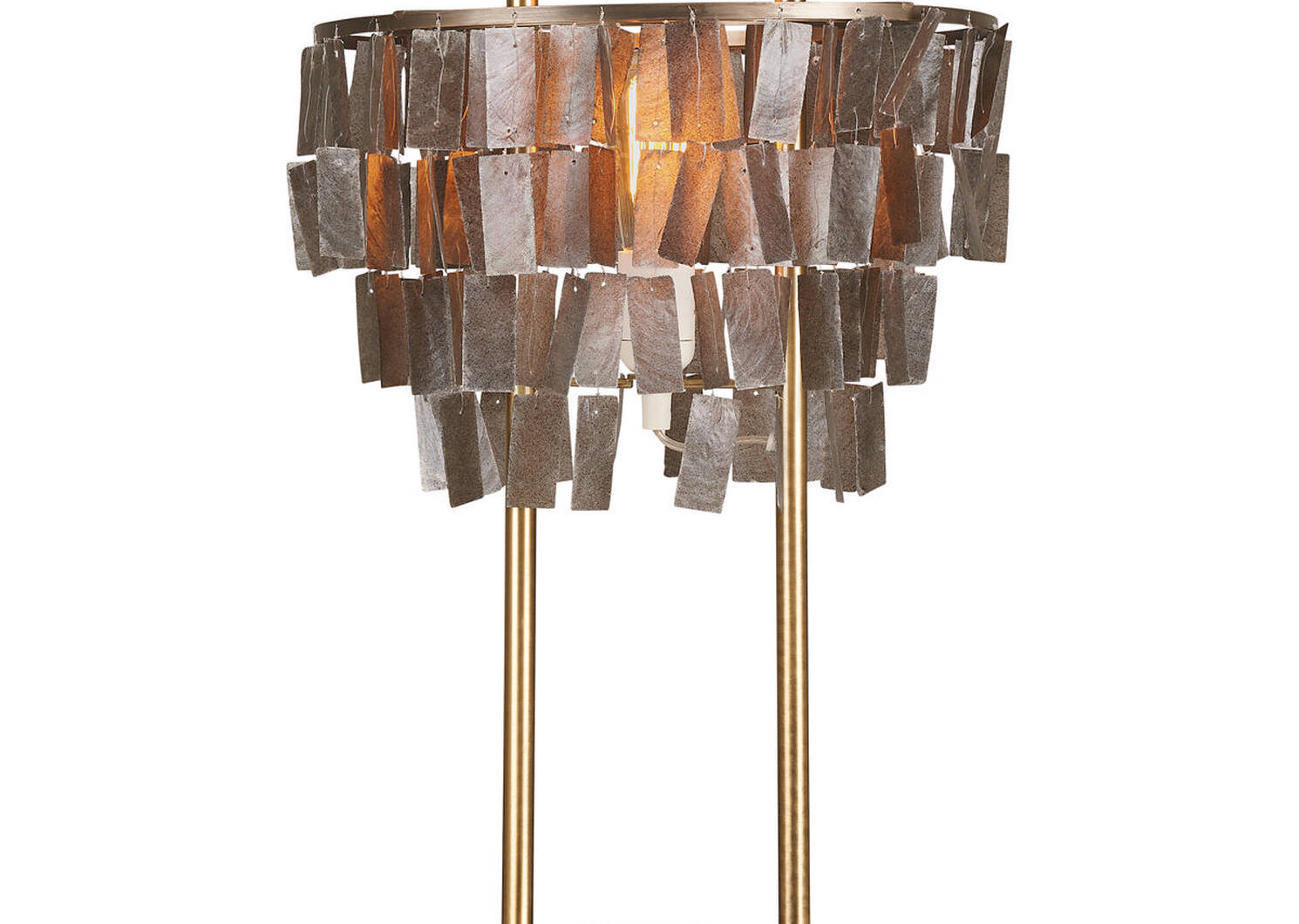 Amabel Capiz Table Lamp Brass