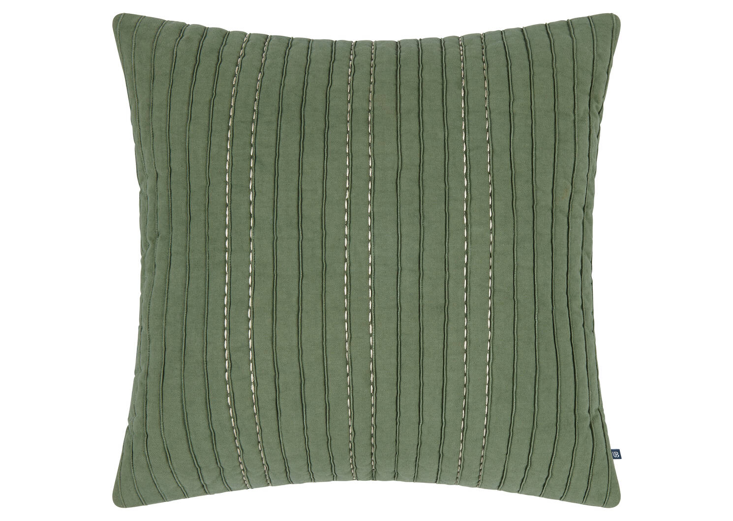 Nixie Cotton Pintuck Pillow 20x20 Green