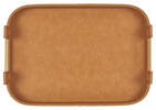 Riva Rectangular Tray Tan
