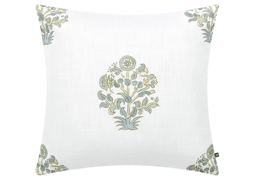 Coussin Rosalia 20x20 ivoire/multi