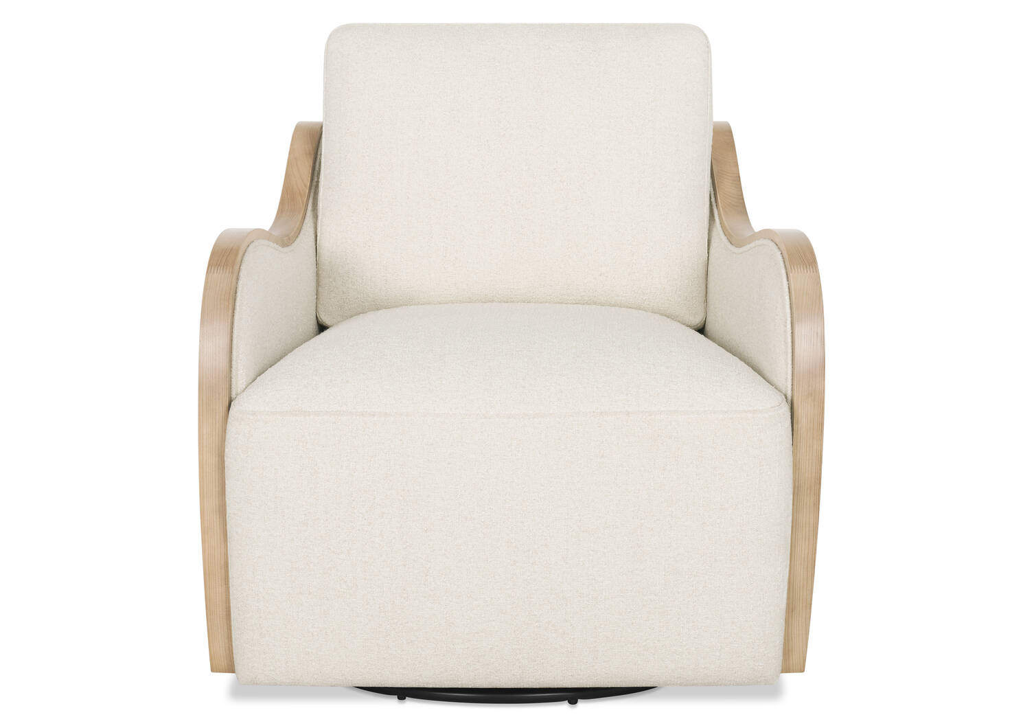 Olivia Swivel Armchair -Mel Ivory