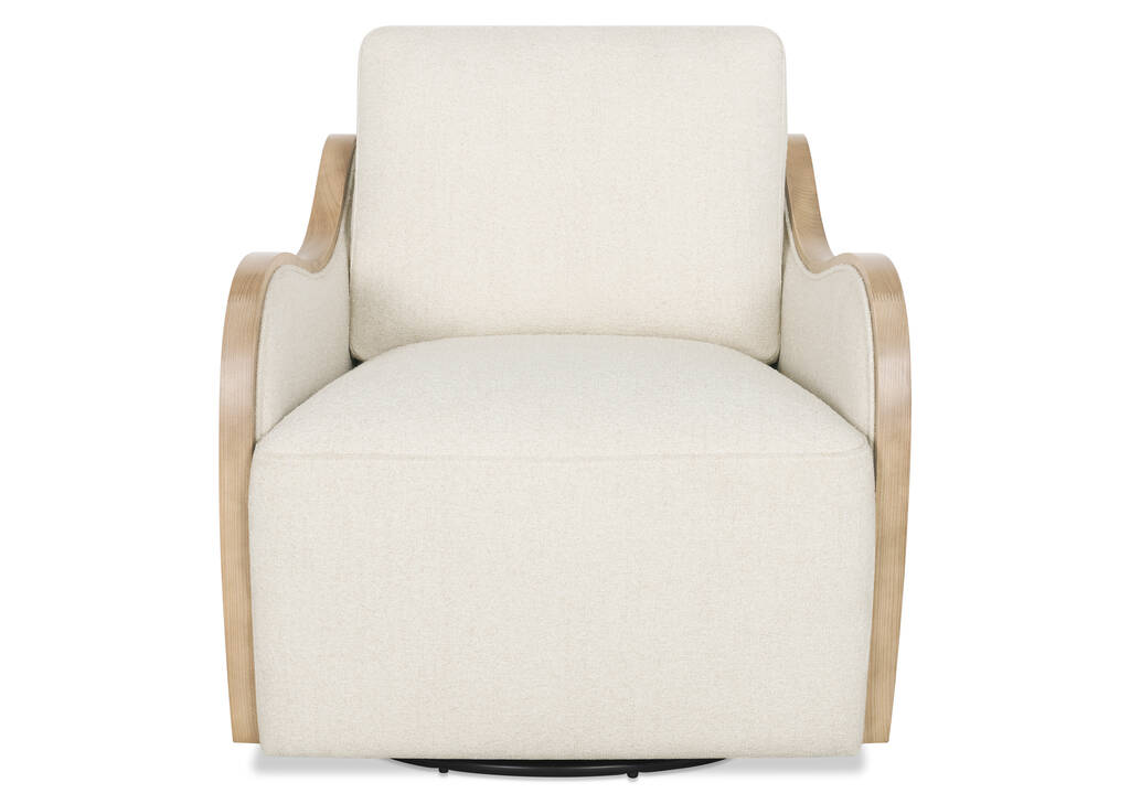Fauteuil pivotant Olivia -Mel ivoire