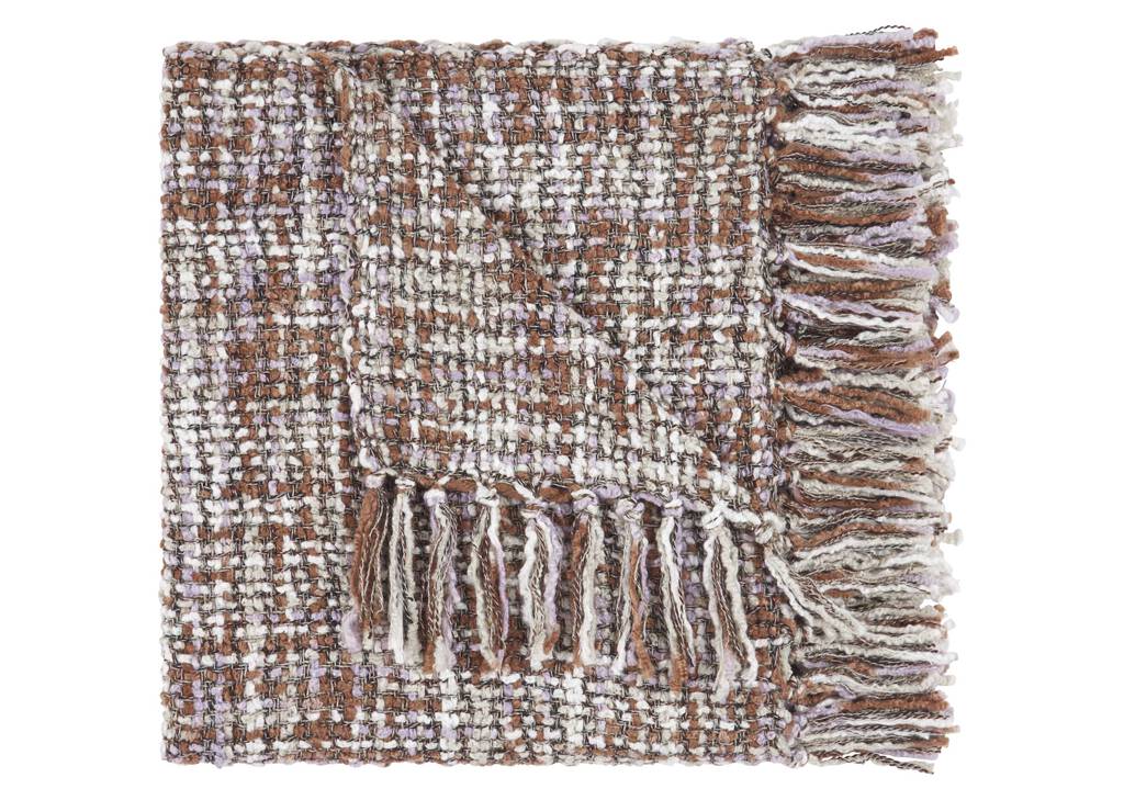 Betina Throw Lilac/Caramel