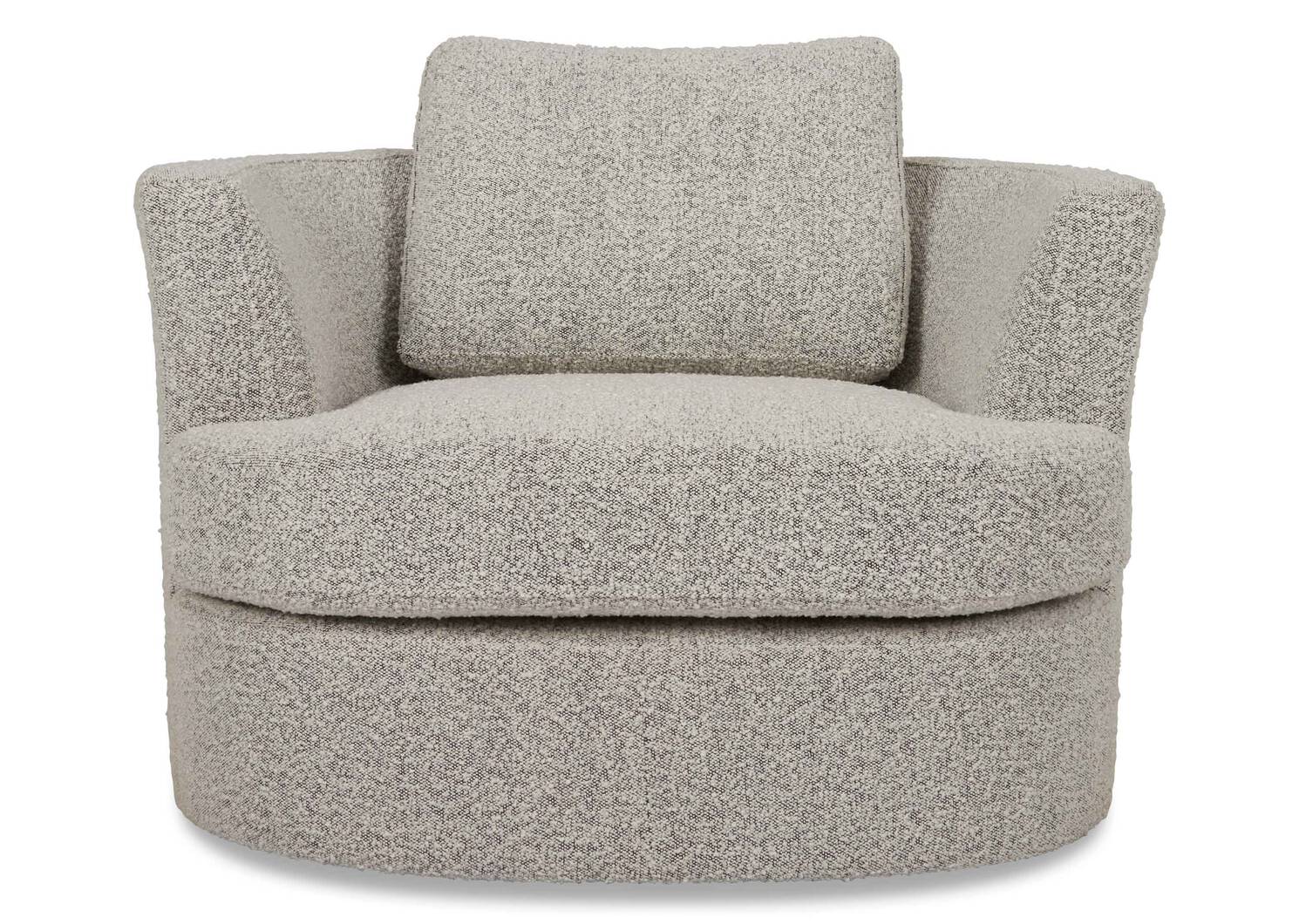 Beverly Swivel Chair -Amalie Pepper