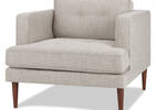 Ludwig Armchair -Nomad Stone