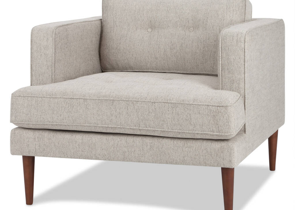Ludwig Armchair -Nomad Stone
