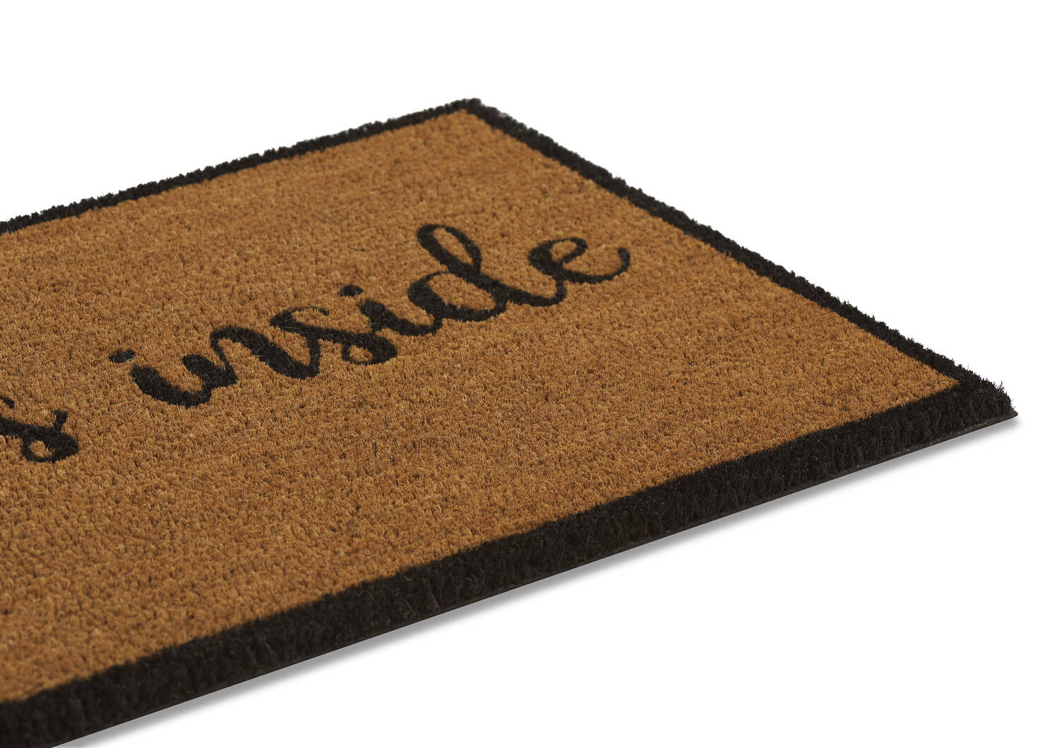 Beauty is Inside Doormat Natural