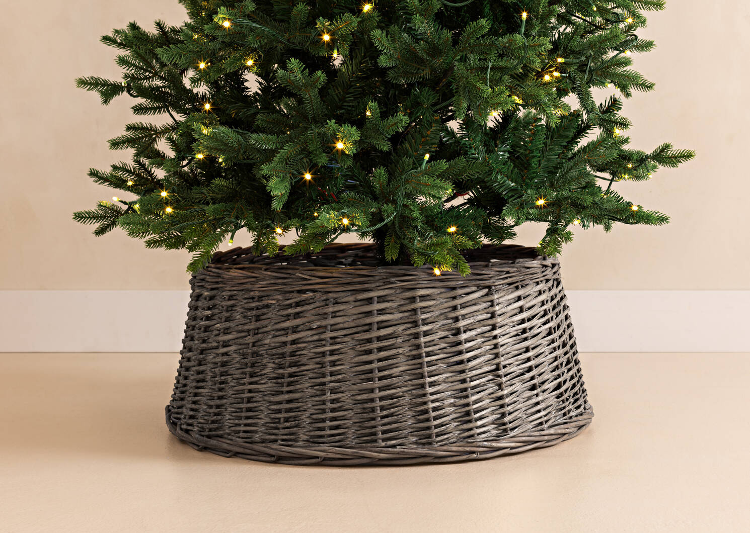 Cache-pied de sapin Willow gris